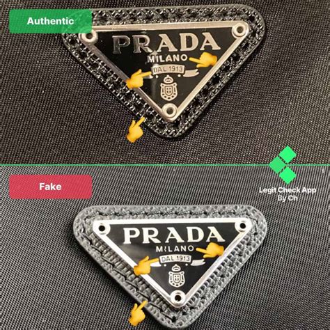 fake prada badge|Prada badge holder.